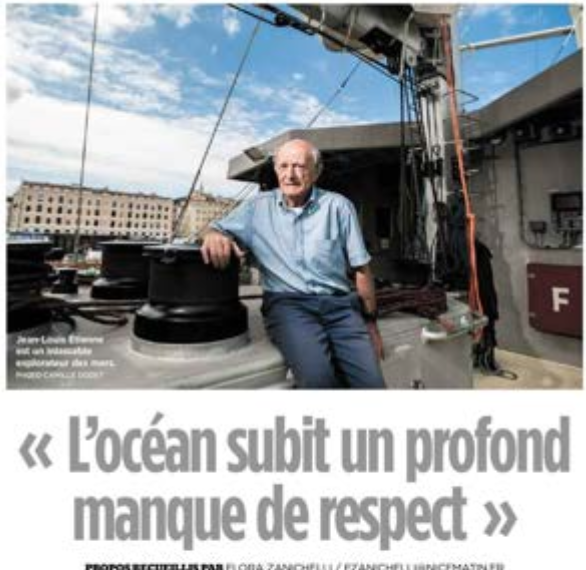 « L&rsquo;océan subit un profond manque de respect » – Monaco Matin