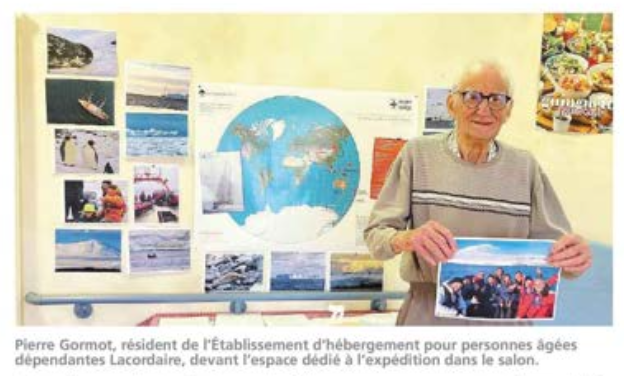 Cap au Nord, entre glaces et manchots, la cinquième escale de Perseverance – La Chatillonnais