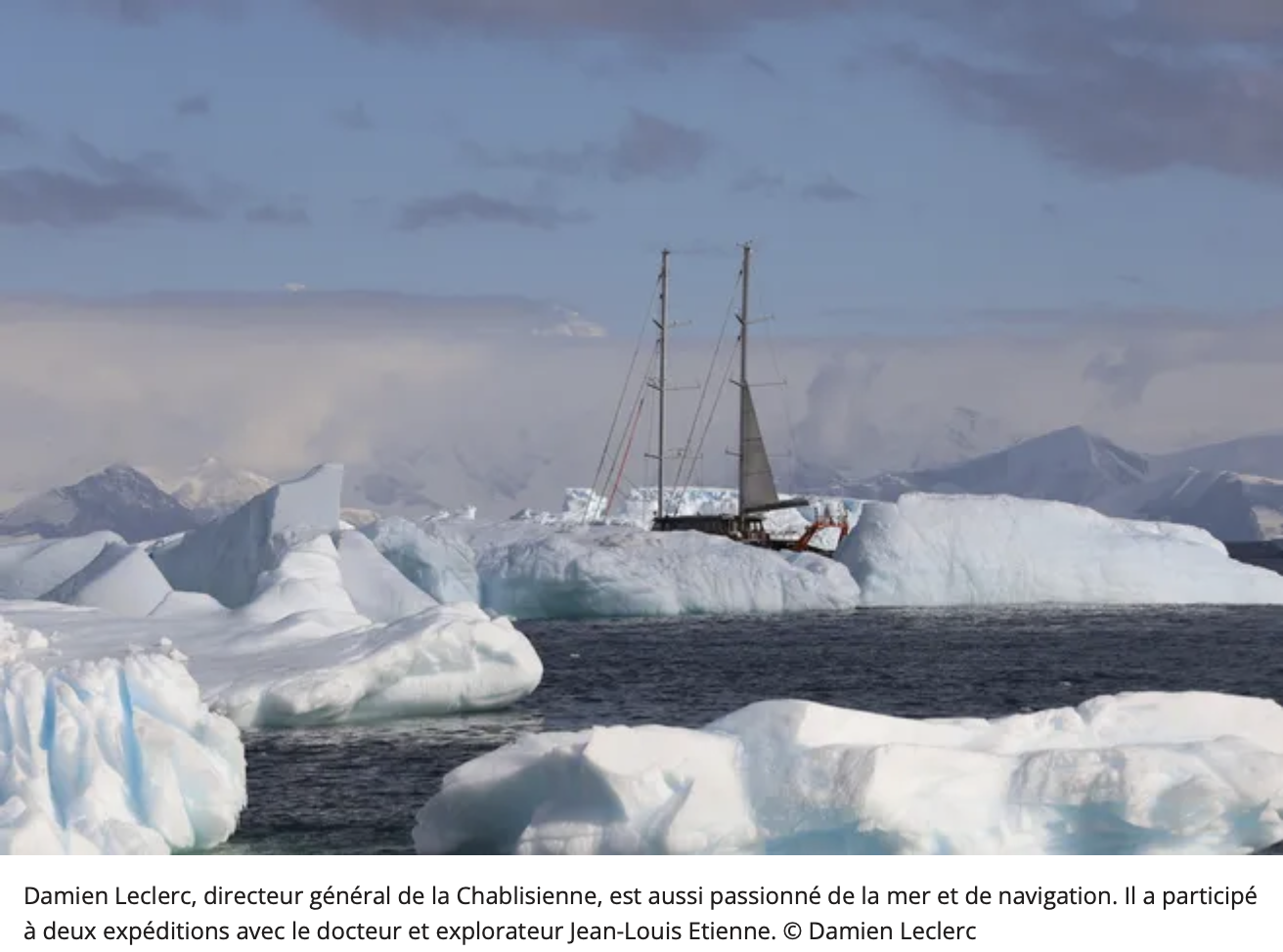 Le voyage inédit d&rsquo;une centaine de magnums de chablis en Antarctique – L&rsquo;Yonne Républicaine